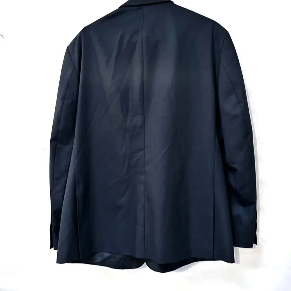 Kenneth Cole Reaction 44S Jacket Sports Coat Blue Black